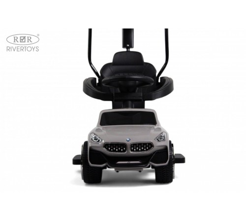 Детский толокар-каталка с козырьком BMW Z005ZZ-BP серый