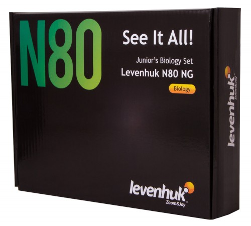 Набор микропрепаратов Levenhuk N80 NG «Увидеть все!» Набор микропрепаратов Levenhuk N80 NG «Увидеть все!»
