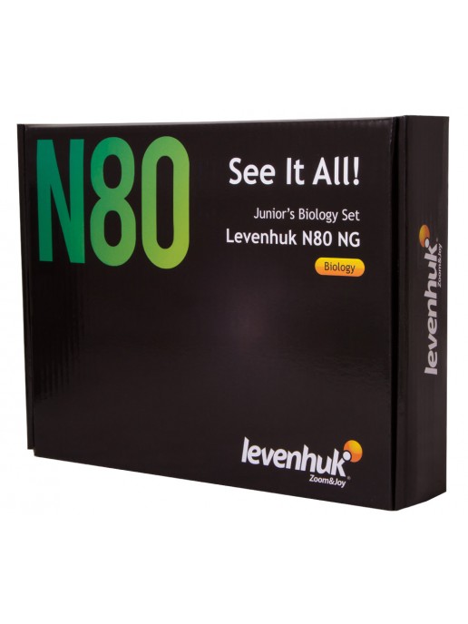 Набор микропрепаратов Levenhuk N80 NG «Увидеть все!»