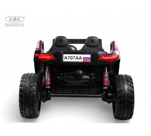 Детский электромобиль A707AA LUX NEW 4WD (16 км/ч.)  розовый камуфляж