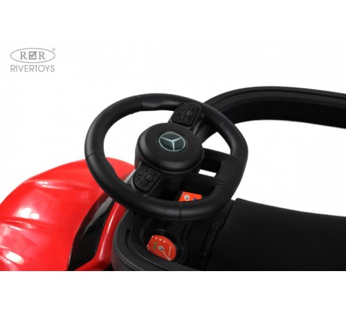 Детский толокар-каталка с козырьком Merc Z005ZZ-MP красный