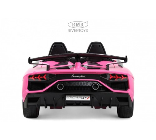 Детский электромобиль Lamborghini Aventador SVJ (A111MP) розовый