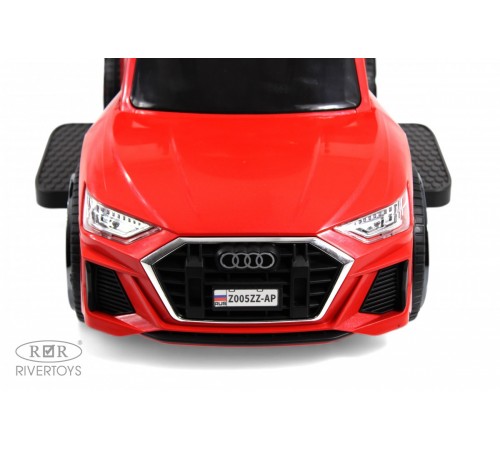 Детский толокар-каталка с козырьком AUDI Z005ZZ-AP красный