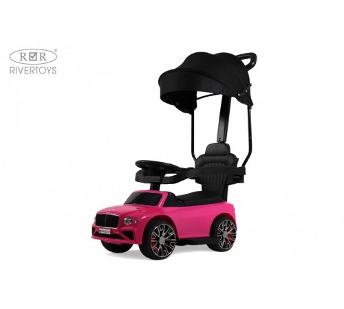 Детский толокар-каталка с козырьком Bentley Z005ZZ-TP розовый