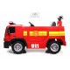 Детский пожарный электромобиль с полным набором амуниции A555AA красный