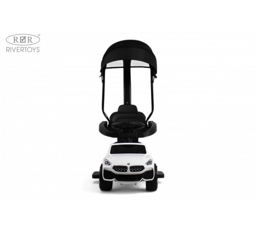 Детский толокар-каталка с козырьком BMW Z005ZZ-BP белый