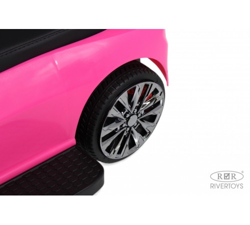 Детский толокар-каталка с козырьком AUDI Z005ZZ-AP розовый