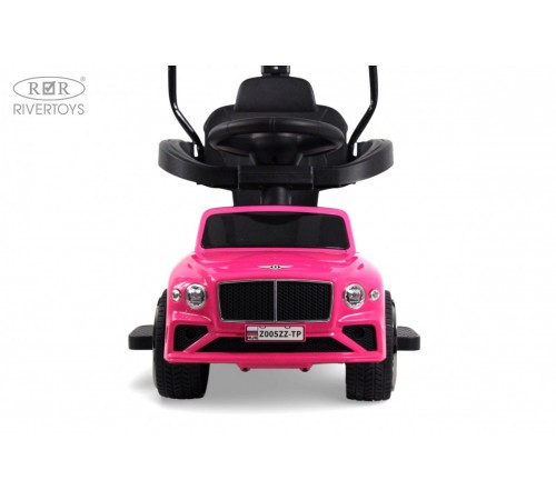 Детский толокар-каталка с козырьком Bentley Z005ZZ-TP розовый