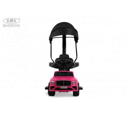 Детский толокар-каталка с козырьком Bentley Z005ZZ-TP розовый