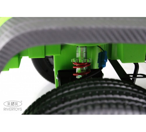 Детский двухместный электромобиль BRABUS MAXI Z888ZZ зеленый