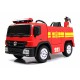 Детский пожарный электромобиль с полным набором амуниции A555AA красный