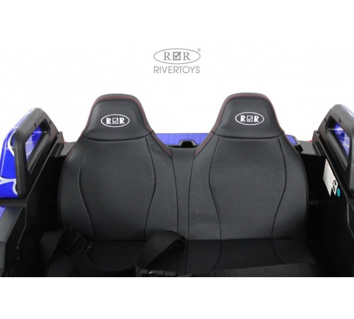 Детский электромобиль A707AA LUX NEW 4WD (16 км/ч.)  синий спайдер