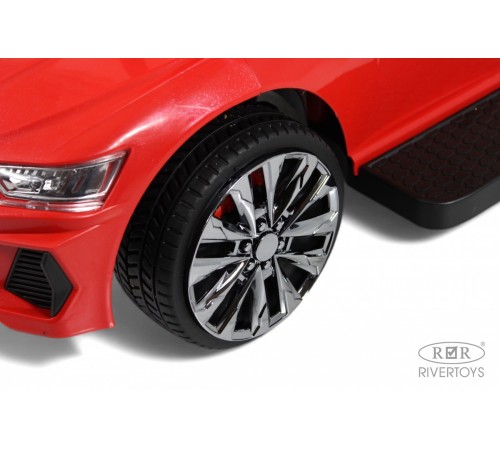 Детский толокар-каталка с козырьком AUDI Z005ZZ-AP красный