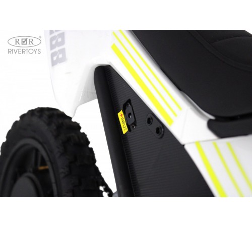 Детский электромотоцикл E777KX белый