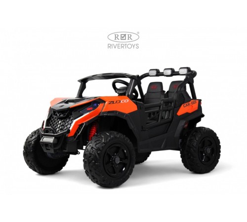 Детский электромобиль багги K555KK 4WD 24V оранжевый