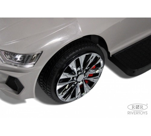 Детский толокар-каталка с козырьком AUDI Z005ZZ-AP серый