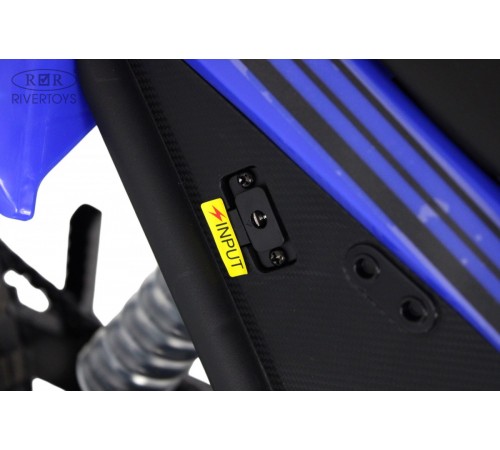 Детский электромотоцикл E777KX синий