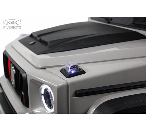 Детский двухместный электромобиль BRABUS MAXI Z888ZZ серый