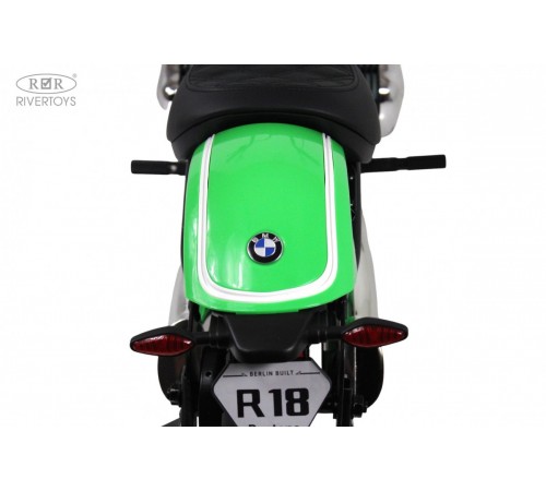 Детский электромотоцикл BMW R18 (A777AA-NEW) зеленый