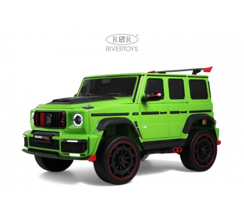 Детский двухместный электромобиль BRABUS MAXI Z888ZZ зеленый