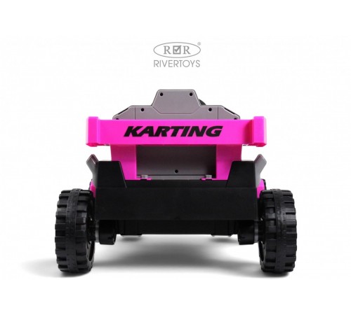 Детский электромобиль-трансформер (картинг, джип) K303PX розовый