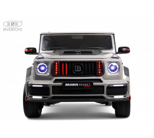 Детский двухместный электромобиль BRABUS MAXI Z888ZZ серый