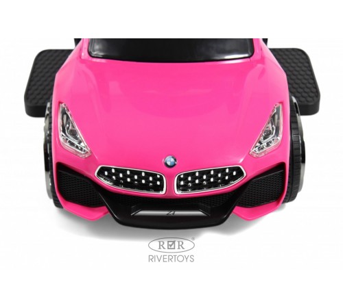 Детский толокар-каталка с козырьком BMW Z005ZZ-BP розовый