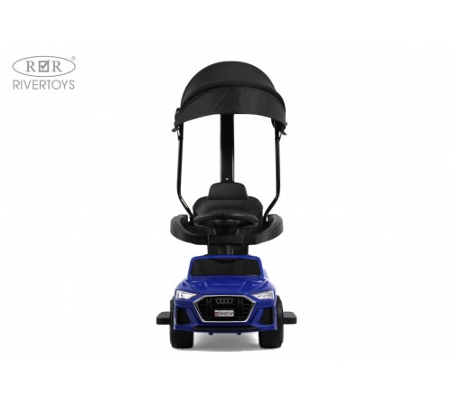 Детский толокар-каталка с козырьком AUDI Z005ZZ-AP синий