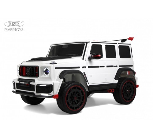 Детский двухместный электромобиль BRABUS MAXI Z888ZZ белый