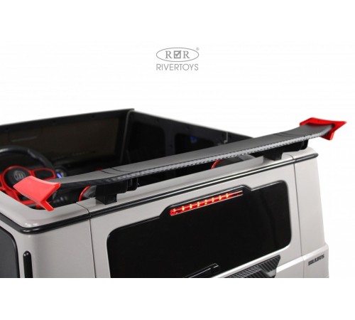 Детский двухместный электромобиль BRABUS MAXI Z888ZZ серый