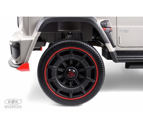 Детский двухместный электромобиль BRABUS MAXI Z888ZZ серый