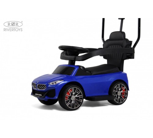 Детский толокар-каталка с козырьком BMW Z005ZZ-BP синий