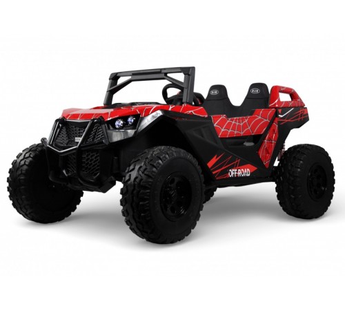 Детский электромобиль A707AA LUX NEW 4WD красный спайдер