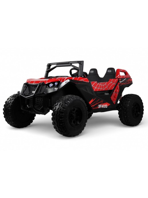 Детский электромобиль A707AA LUX NEW 4WD красный спайдер