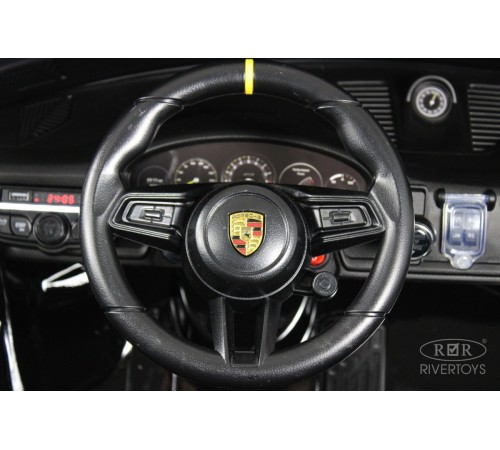 Детский электромобиль Porsche 911 GT3 (Y911YY) черный глянец