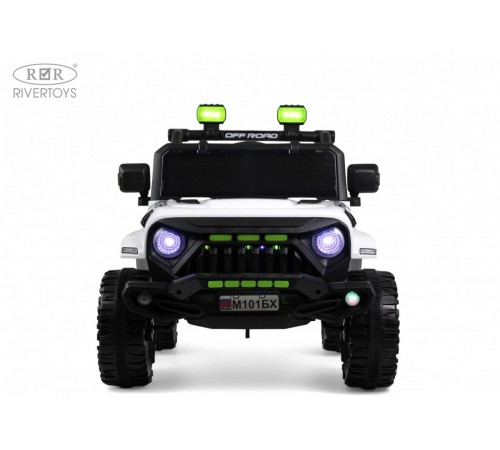 Детский электромобиль Джип MINI М101БХ белый