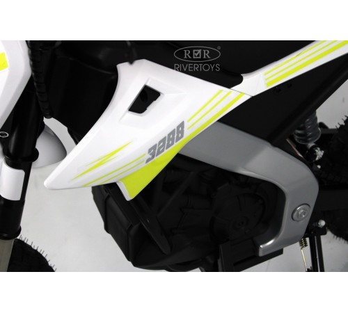 Детский электромотоцикл E777KX белый