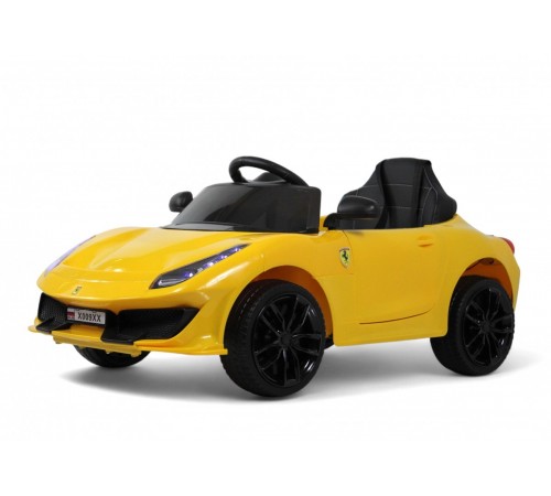 Детский электромобиль Ferrari  X009XX желтый