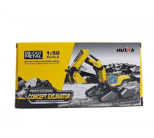 Металлический гусеничный экскаватор HuiNa Toys 1:50 - HN1703