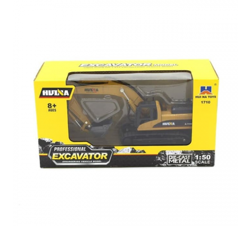 Металлический гусеничный экскаватор HuiNa Toys 1:50 - HN1710