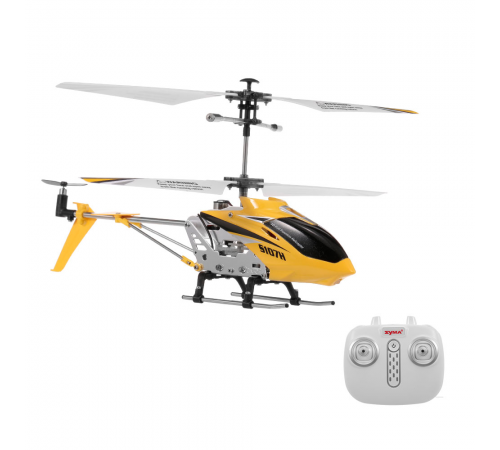 Радиоуправляемый вертолет Syma S107H Yellow 2.4G с функцией зависания - S107H