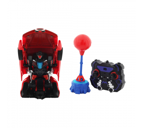 Радиоуправляемый робот-трансформер-боксер JiaQi (спортивная машина) - TT686-S