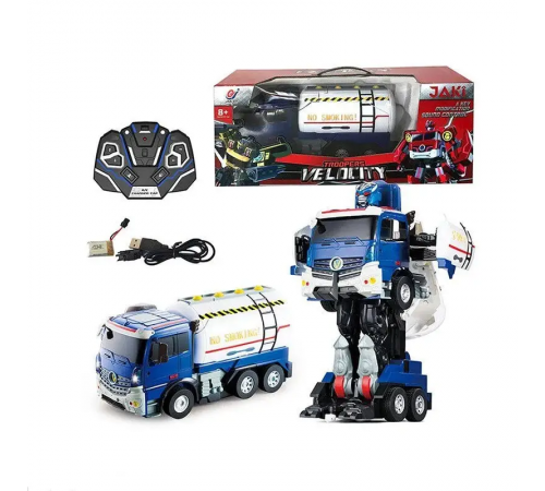 Радиоуправляемый трансформер JiaQi (бензовоз - робот) - JQ6609