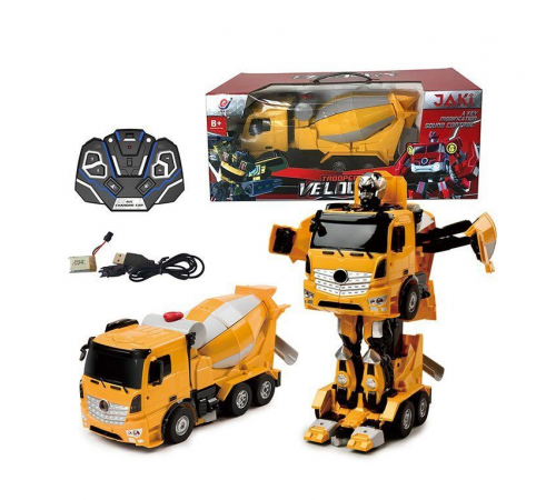 Радиоуправляемый трансформер JiaQi (бетономешалка - робот) - TT679
