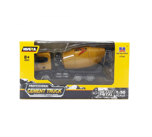 Металлический грузовик - бетономешалка Huina 1:50 - HN1719