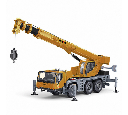 Металлический грузовик - кран со стрелой Huina 1:50 - HN1702