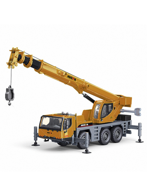 Металлический грузовик - кран со стрелой Huina 1:50 - HN1702