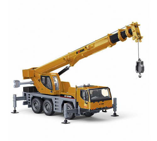 Металлический грузовик - кран со стрелой Huina 1:50 - HN1702