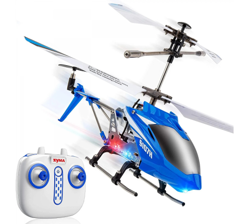 Радиоуправляемый вертолет Syma S107H Blue 2.4G с функцией зависания - S107H