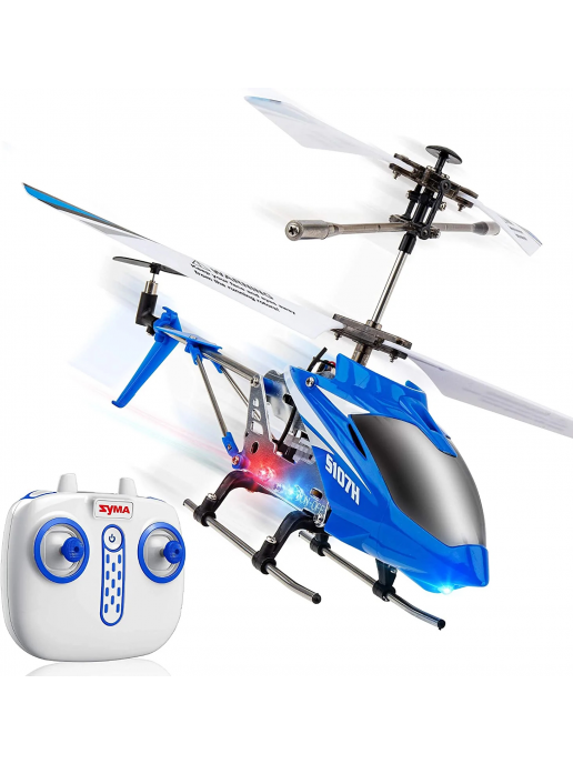 Радиоуправляемый вертолет Syma S107H Blue 2.4G с функцией зависания - S107H